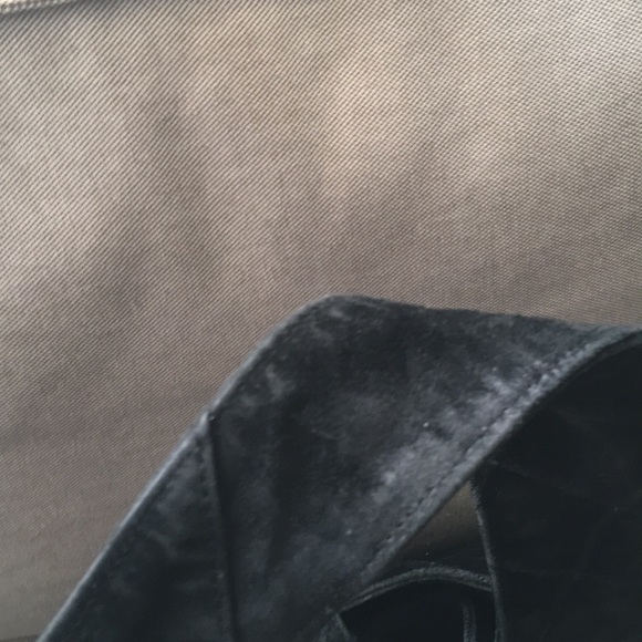 Vintage Black Chanel Quilted Suede Hobo. - Picture 13 of 13